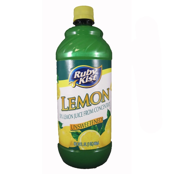 Ruby Kist Lemon Juice 32 fl. oz., PK12